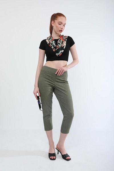 Bluewhite Women's Stretchy Waist Lycra Elastic Jean Trousers