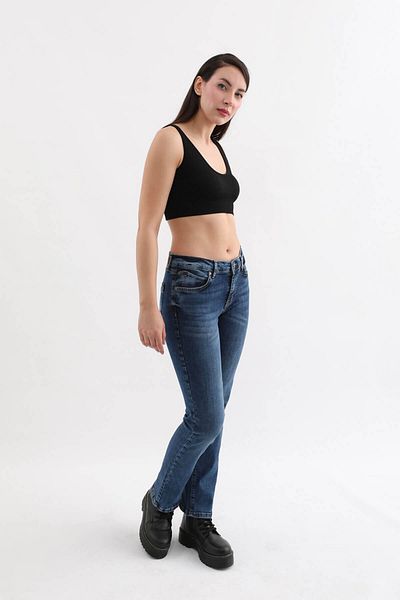 BANNY JEANS Pantaloni de damă din lycra, albaștri