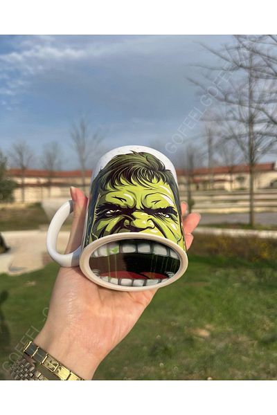 Gofeel Harajuku Street Hulk Full Printed Porcelain Mug Cup