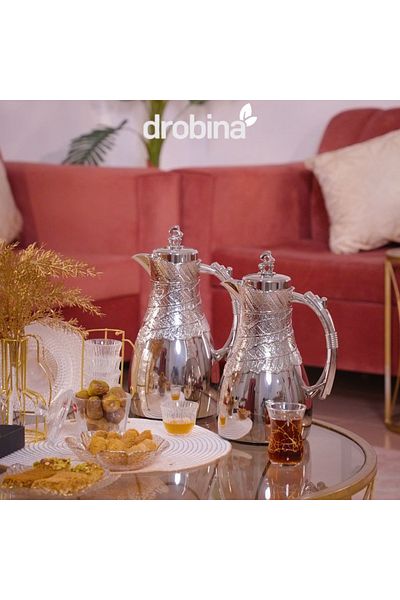 drobina Dropina Luxury Nickel Thermos Set