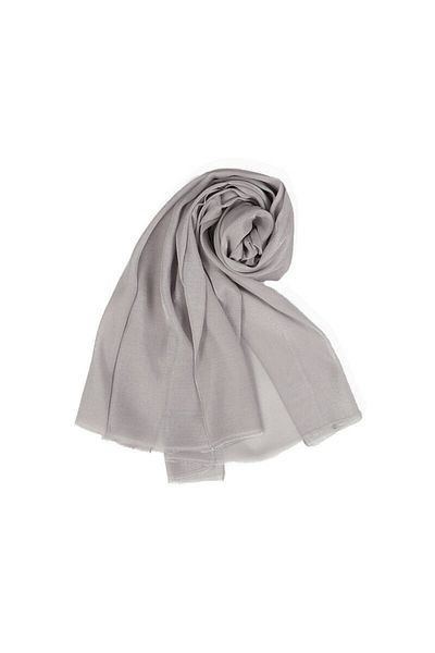 MİRAY Women's Shiny Meyra Shawl Gray