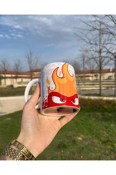 Gofeel Harajuku Street Anger Full Printed Porcelain Mug Cup