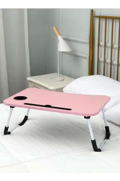 co arma Green Foldable Laptop Table with Cup Holder and iPad