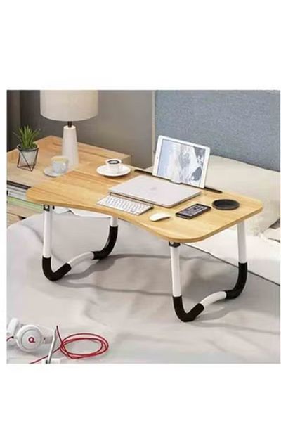 co arma Green Foldable Laptop Table with Cup Holder and iPad