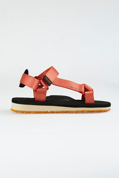 walviss Willy Women's Woven Fabric Velcro Red Sandals