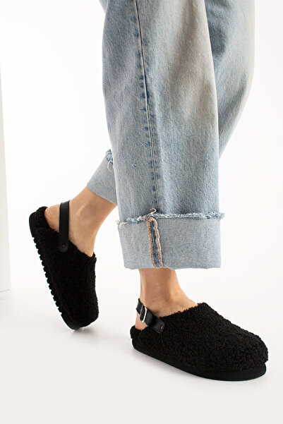 walviss Sandale de iarnă pentru femei Moshe, cu o singură cataramă, cu blană,...