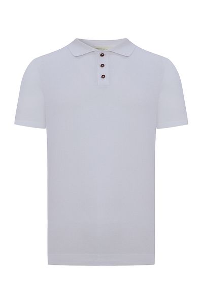 Mudo Polo Collar Short Sleeve Knitwear Sweater
