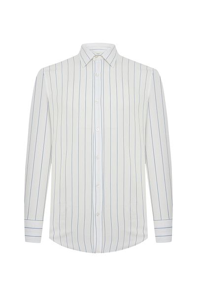 Mudo Striped Regular Fit Long Sleeve Shirt