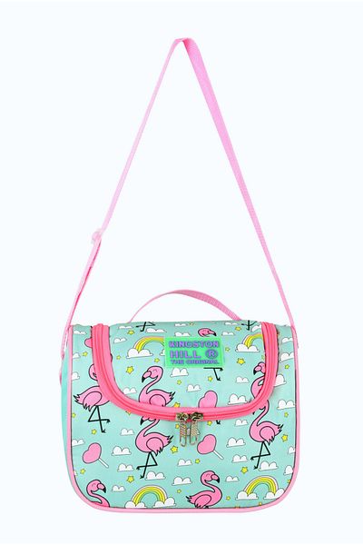 Kingston Hill Cutie de prânz termoizolată cu flamingo verde mentă