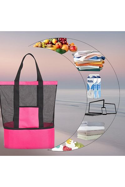 UVERTE Τσάντα παραλίας με θήκη Thermos Liquid Proof Cold Cool Camping Picnic Sea Bag Γυναικεία τσάντα ταξιδιού