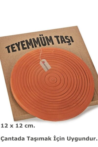 Hediyeleşin Teyemmüm Taşı, Kızıl Topraktan Üretilmiştir, Taşımak İçin Uygundu...