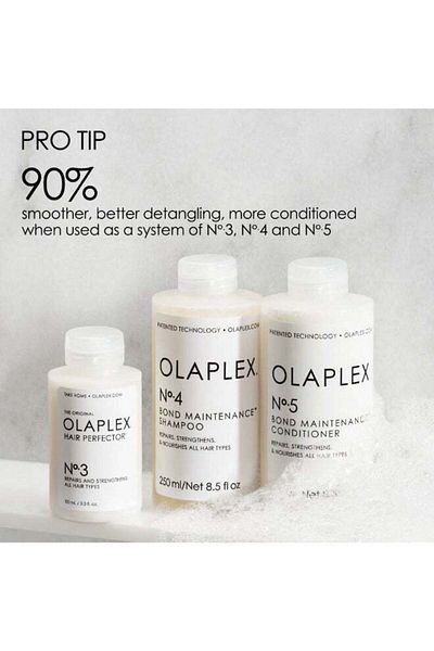 Olaplex PACK OF 3 No 3 Hair Perfector No 4 Bond Maintenance Shampoo  No 5 Bond Maintenance Conditioner