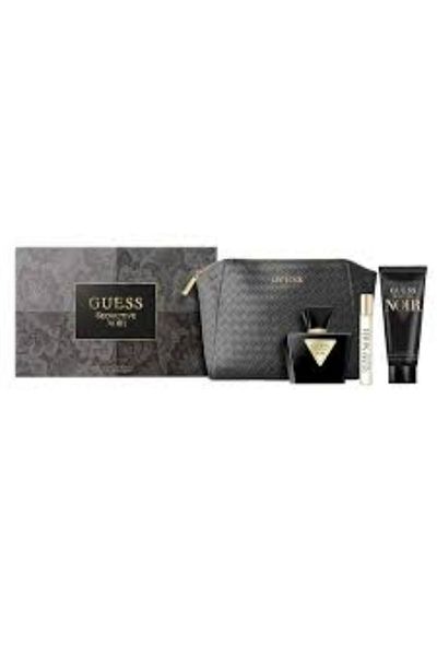 Guess Guess Seductive Noir Gift Set for Women Eau de Toilette 75ml + Body Lotion 100ml + Mini 15ml + Bag