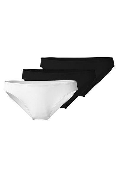 Calida Damen Slip 3er Pack - Essential Cotton, Low Cut, Jersey, einfarbig