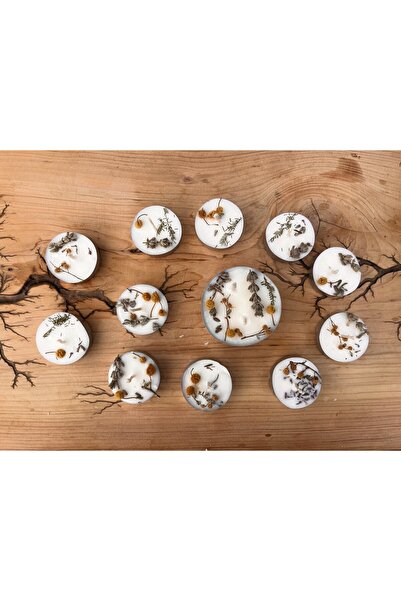 %100 Doğal Tealight Soya Mum - 10 gr Küçük Boy | 20 Adet