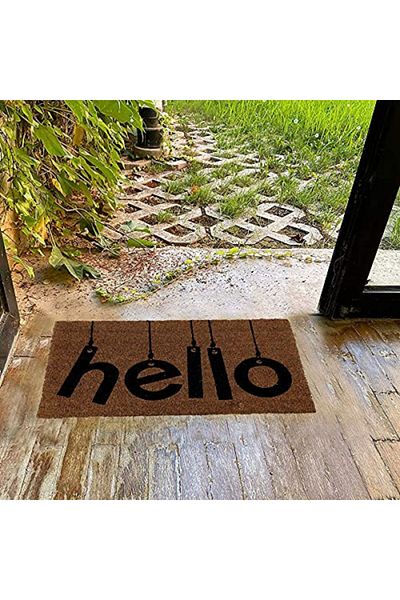 Generic سجادة باب مطبوعة بتصميم جذاب غير قابل للانزلاق مقاس 33 × 60 سم