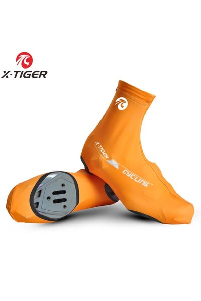 Choice غطاء حذاء رياضي احترافي XL 06 X-TIGER لركوب الدراجات الجبلية سريع الجفاف مصنوع من الليكرا بنسبة 100% للرجال، حذاء رياضي للسباق