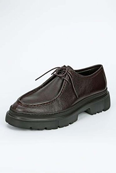 Byterre Sisle Genuine Leather Handmade Brown Casual Shoes