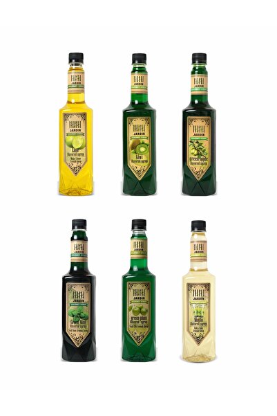 Jardin Cocktail Syrup Kokteyl Şurup 6’lı Set 750 ml
