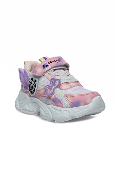 Cakgo Розови и бели Alessio 034-25 блестящи маратонки с пеперуди Размери 26-30