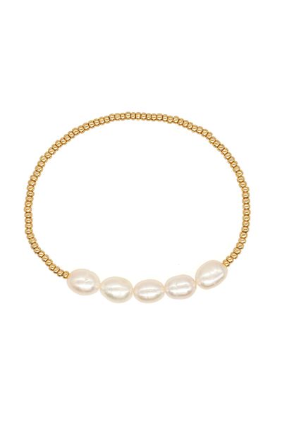 Choice BLS230030C KKBEAD Natural Pearl Bracelet Set Jewelry for Women Gold Plated Miyuki Pulseras Mujer