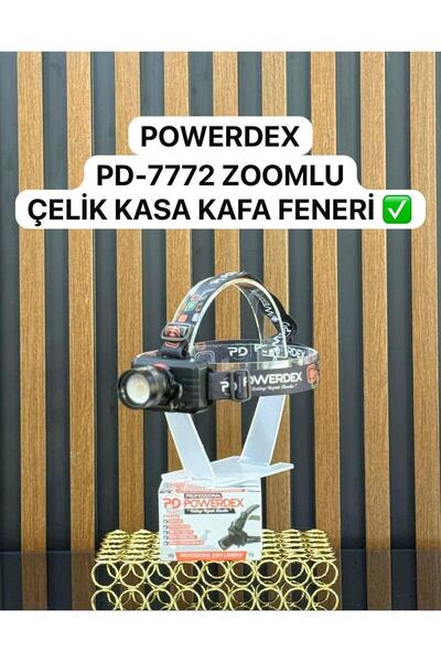 powerdex Pd-7772 Usb Şarjlı Zoomlu Kafa Lambası