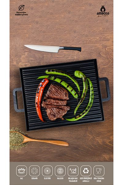 Amboss Neo Cast Iron Grill Pan 26X32 cm