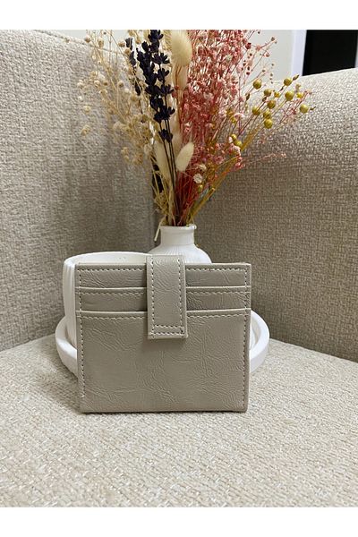 Z&M COLLECTION BAG SHOPPİNG Shiny Chery Patent Leather Claret Red Wallet Card Holder Accessory with Snap Closure