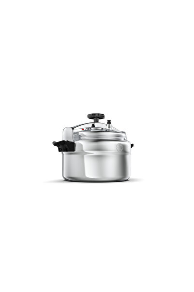 ALSAIF Aluminum Pressure Cooker Size: 10 Liter, Color: Silver Model: K99010, 5 Years Warranty