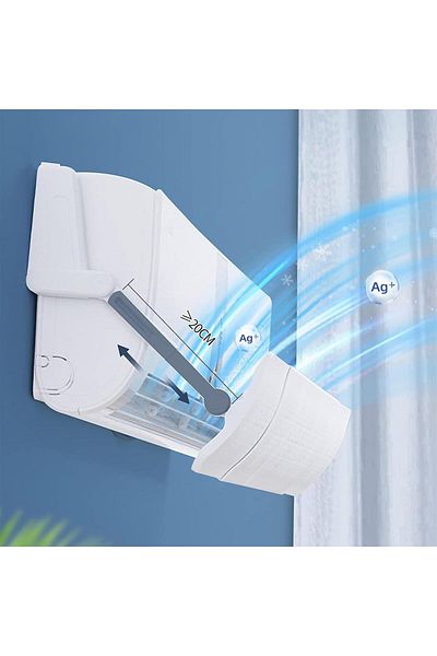 COOYA Air Flow Deflector Air Conditioner, Deflector Adjustable Punch-free Anti Direct, Blowing Windshield