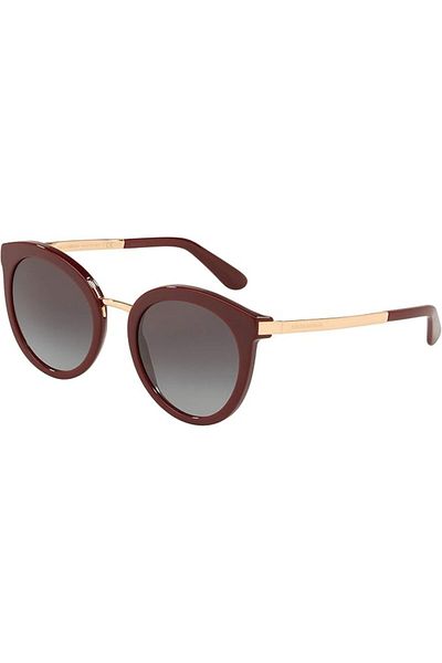 Dolce&Gabbana Dolce And Gabbana Round Ladies Sunglasses