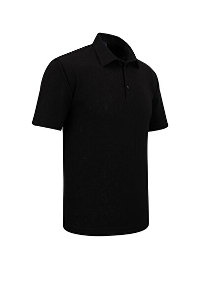 Çizgi Triko Ανδρικό πουκάμισο με πέτο βαμβακερό Mercerized Μπλουζάκι με κλασική εφαρμογή ζακάρ - 5108