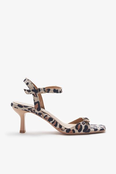 Louis Cardy Pantofi cu toc de damă din piele naturală cu model leopard Osso