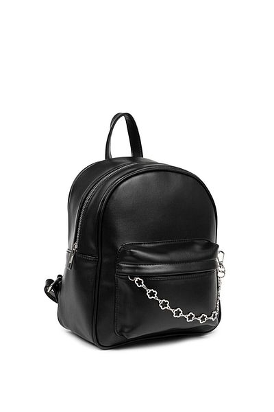 Twist Stylish Backpack with Metal Accessories