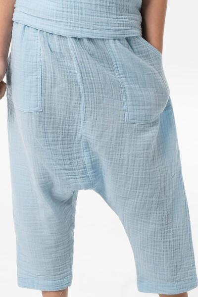 Eliş Şile Bezi Західний літній мусліновий шаровар для хлопчиків, блакитний Bmv