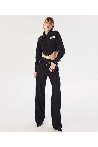 Twist Double Belted Trousers - Stylish and Comfortable Design