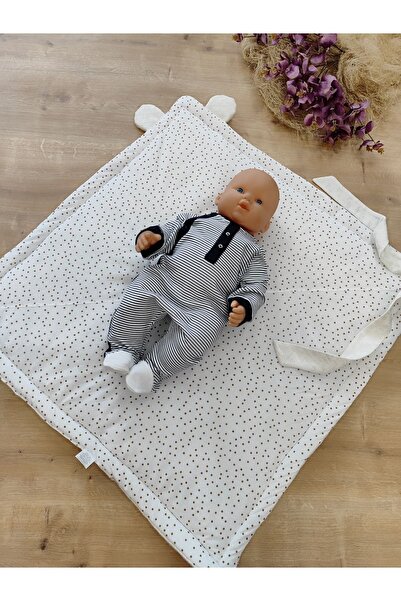 Tomuycuk Ecru Natural Organic Baby Blanket - Girl, Boy, Sleep and Hospital Newborn Seasonal