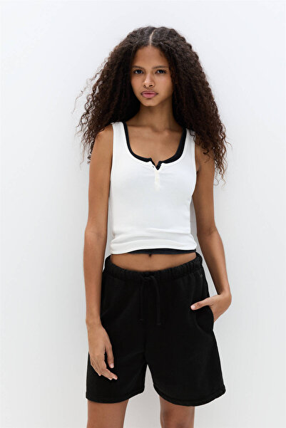 Pull & Bear Pacific eşofman altı bermuda