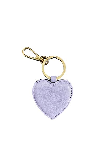 Seyahataksesuar Heart Leather Keychain