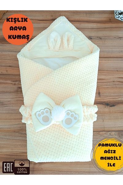 Tomuycuk Girl Boy Baby Blanket Winter 100% Cotton Outer Swaddle Newborn Hospital Outlet Cover