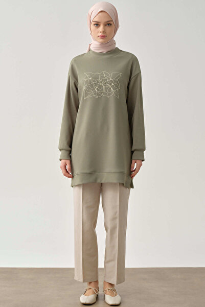 Tuğba Bol Paça Pantolon - Bej