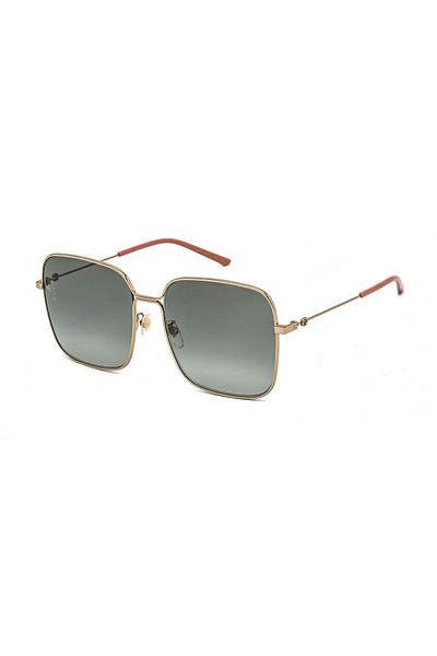 Gucci Gucci Women's  Gold Square Sunglasses
