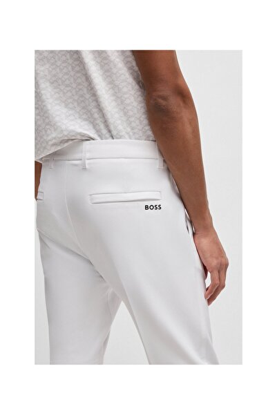 BOSS Suya dayanıklı esnek kumaşta slim-fit pantolon