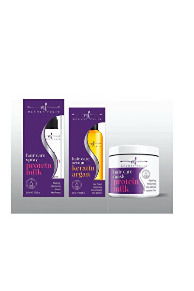 FULİN Fulin Saç Bakım Seti (Maske, Protein Milk Sprey, Keratin&Argan Sprey)
