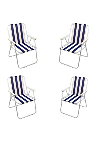 smart home مجموعة كراسي تخييم مكونة من 4 كراسي قابلة للطي، كرسي نزهة، كرسي ري...