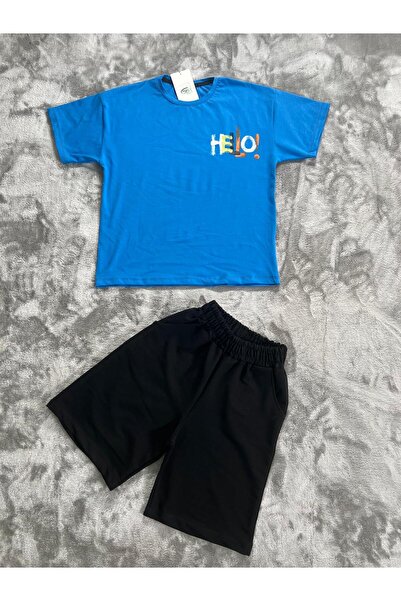 NEWKİDS 3-7 років, передній і задній принт, широкий крій, шорти, комплект для...