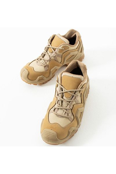 SINGLE SWORD Γνήσιο δέρμα αντιολισθητική σόλα Outdoor/Trekking Casual Tactical Beige παπούτσια