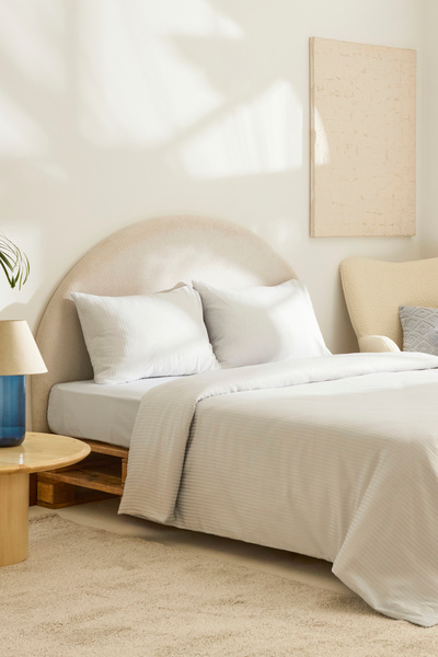 Kaşmir Home طقم غطاء لحاف مزدوج من صوفيا باللون الرمادي