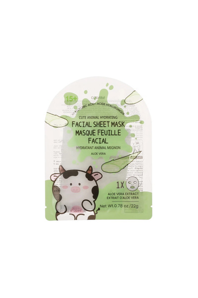 Miniso Aloe Veralı Kağıt Yüz Maskesi - Sevimli Hayvan Koleksiyonu