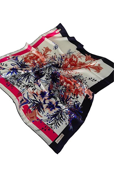 Pierre Cardin Pi̇erre Cardi̇n Silk Crepe Satin Scarf 2025 Summer Season 7501230 -321